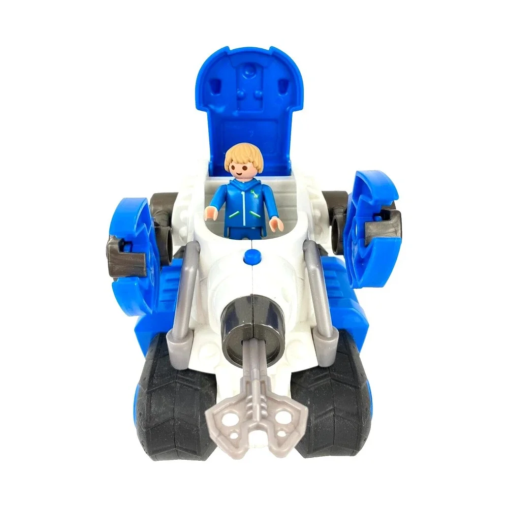 Fisher Price Imaginext Toy Robot Police Tank w Claws, Sounds & Lights 4545    69